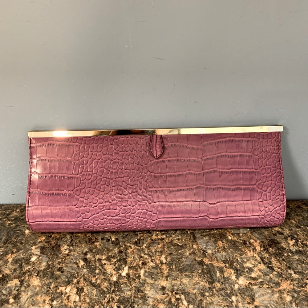 COPY - VTG NWT Women's Pink Purse Clutch by Chinese Laundry Lime Green Lining